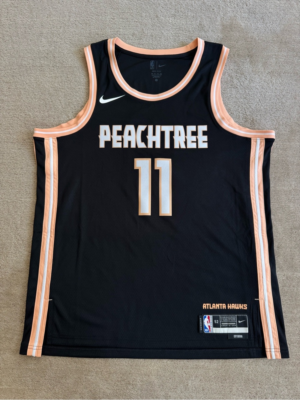 Atlanta Hawks Peachtree Trae Young Basketball Jersey